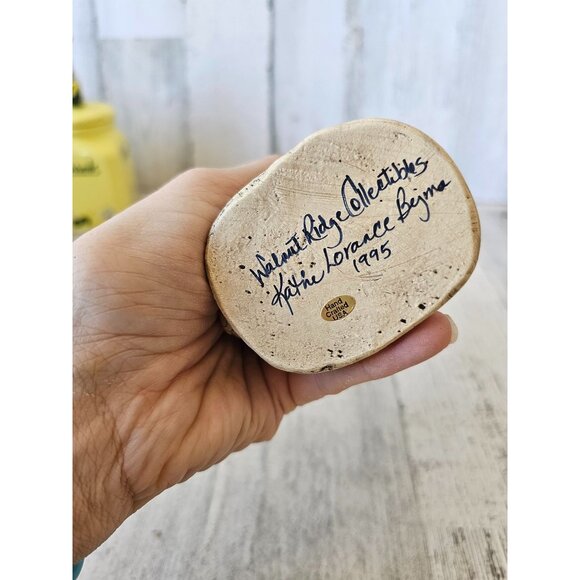 Walnut ridge kathi rabbit bunny carrots Easter decor 1995 lorance bejma Shabby c - Picture 9 of 9